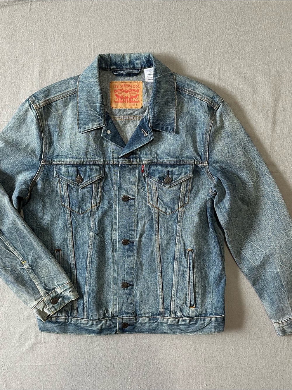 Levi's Faded Light Blue Denim Jacket